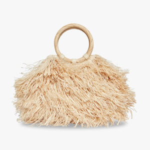 Merida Straw Fringe Tote