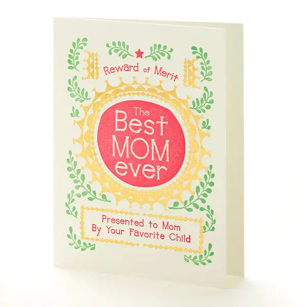 Reward of Merit Mother's Day Card