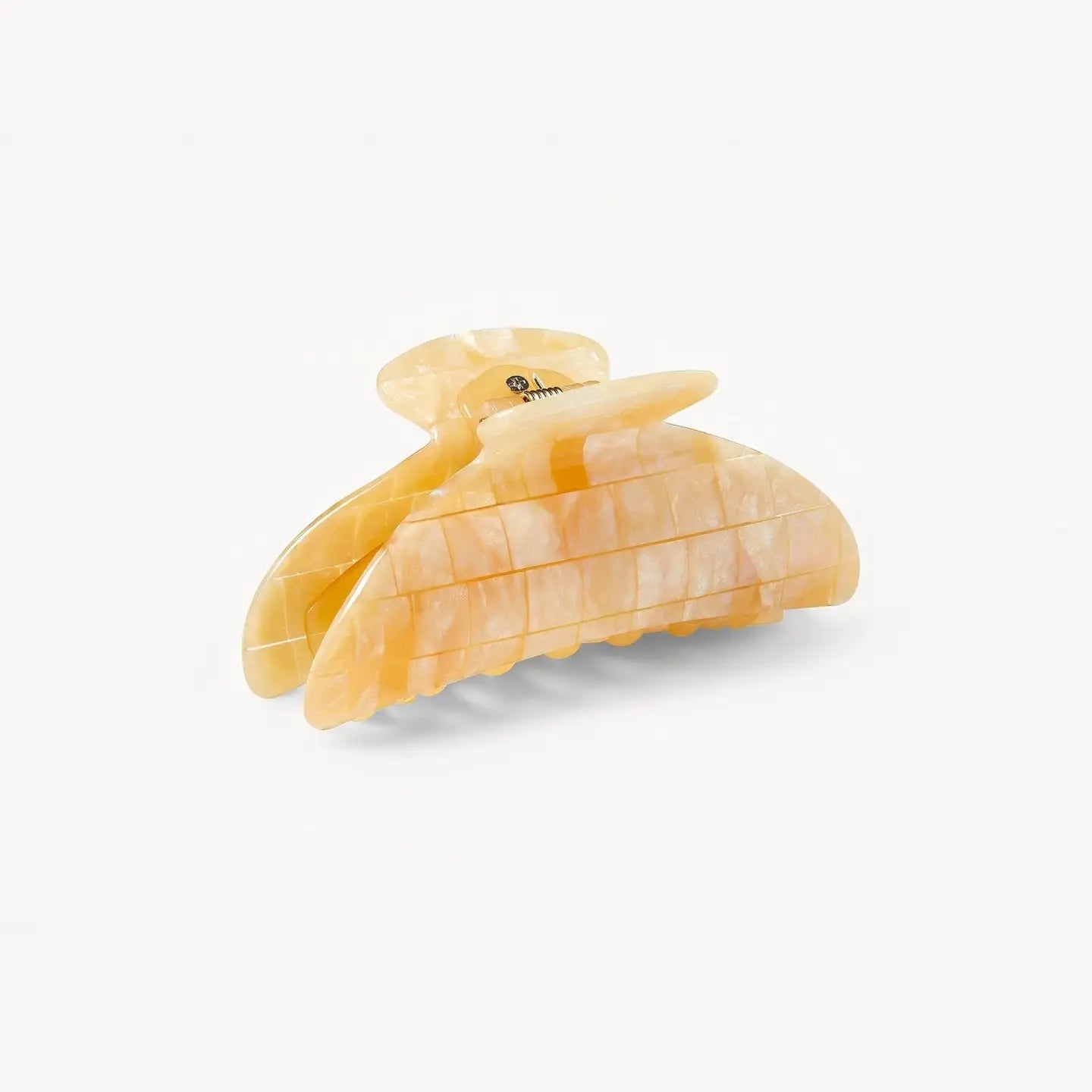 Midi Hairclip - Sea Shell Checker