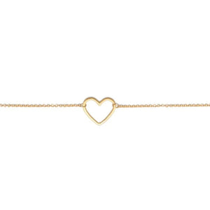 Wee Heart 14k Bracelet