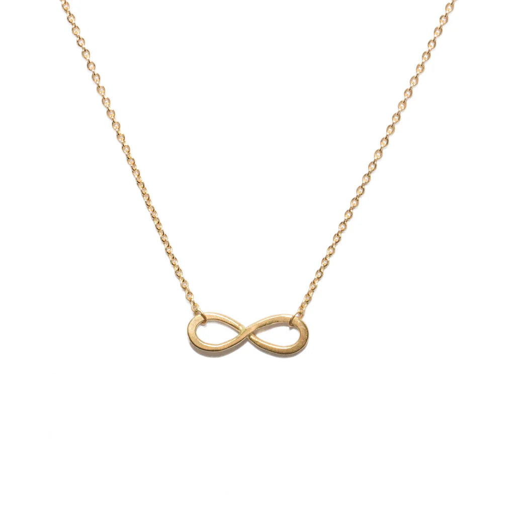 Mini 14K Infinity Necklace