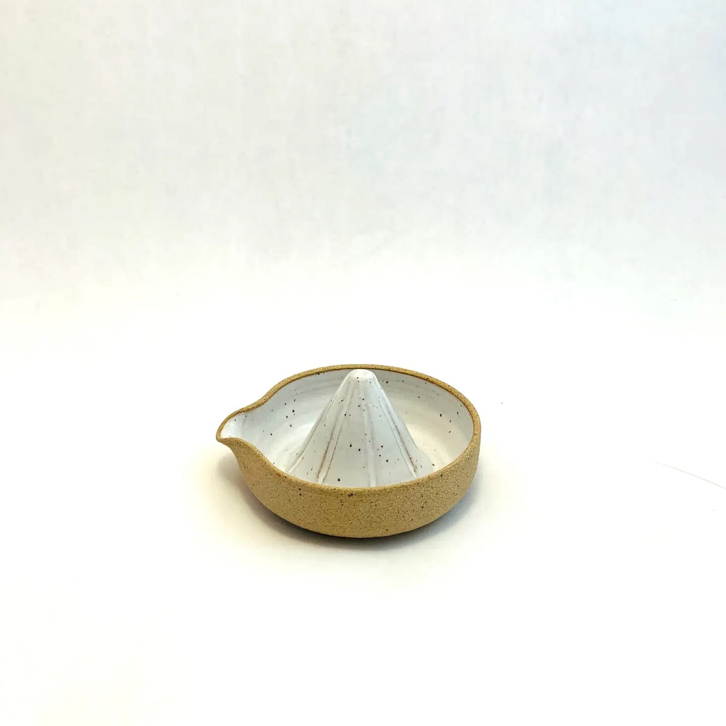 Handmade Mini Juicer - Speckled Gloss White