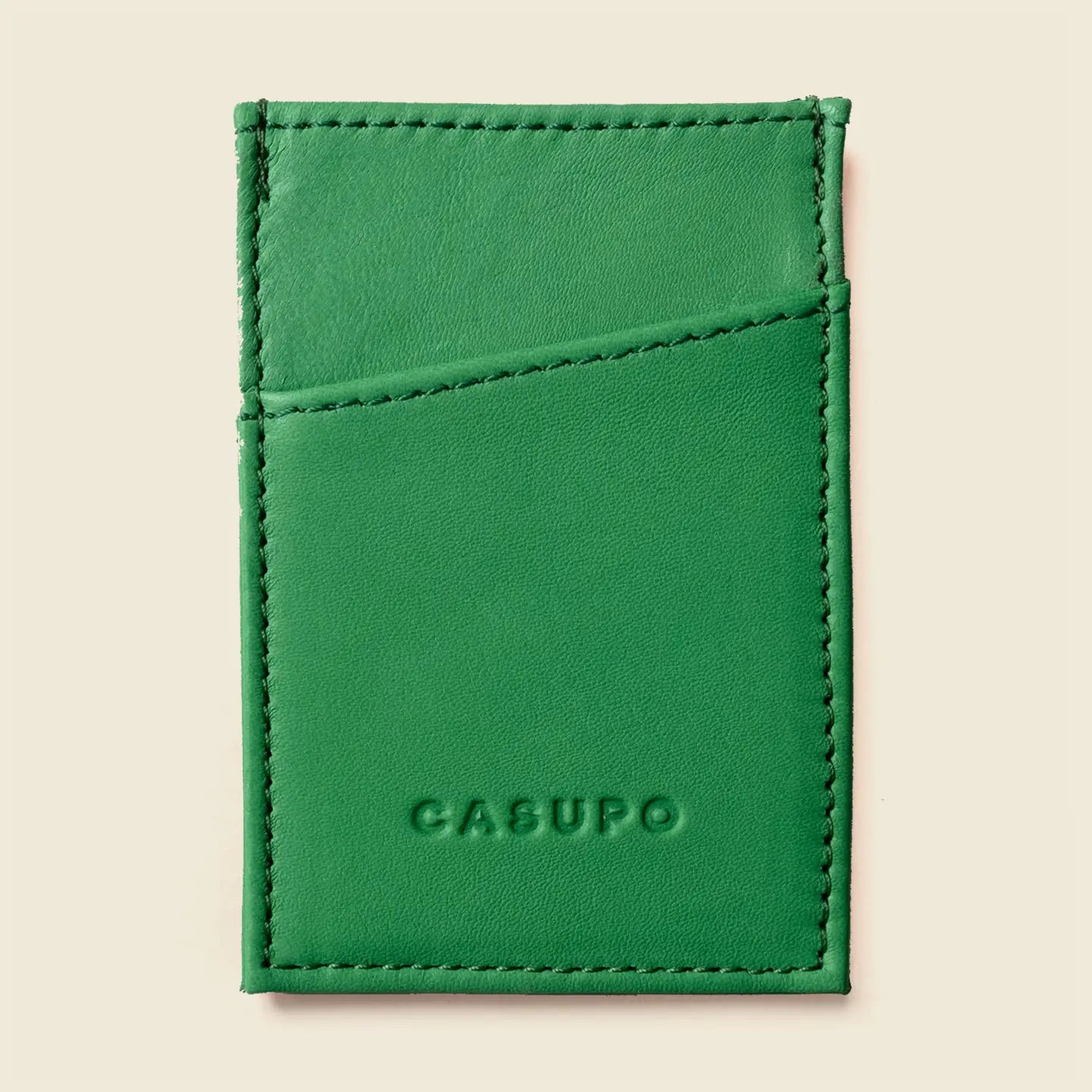 Minimalist Rfid Leather Wallet - Green
