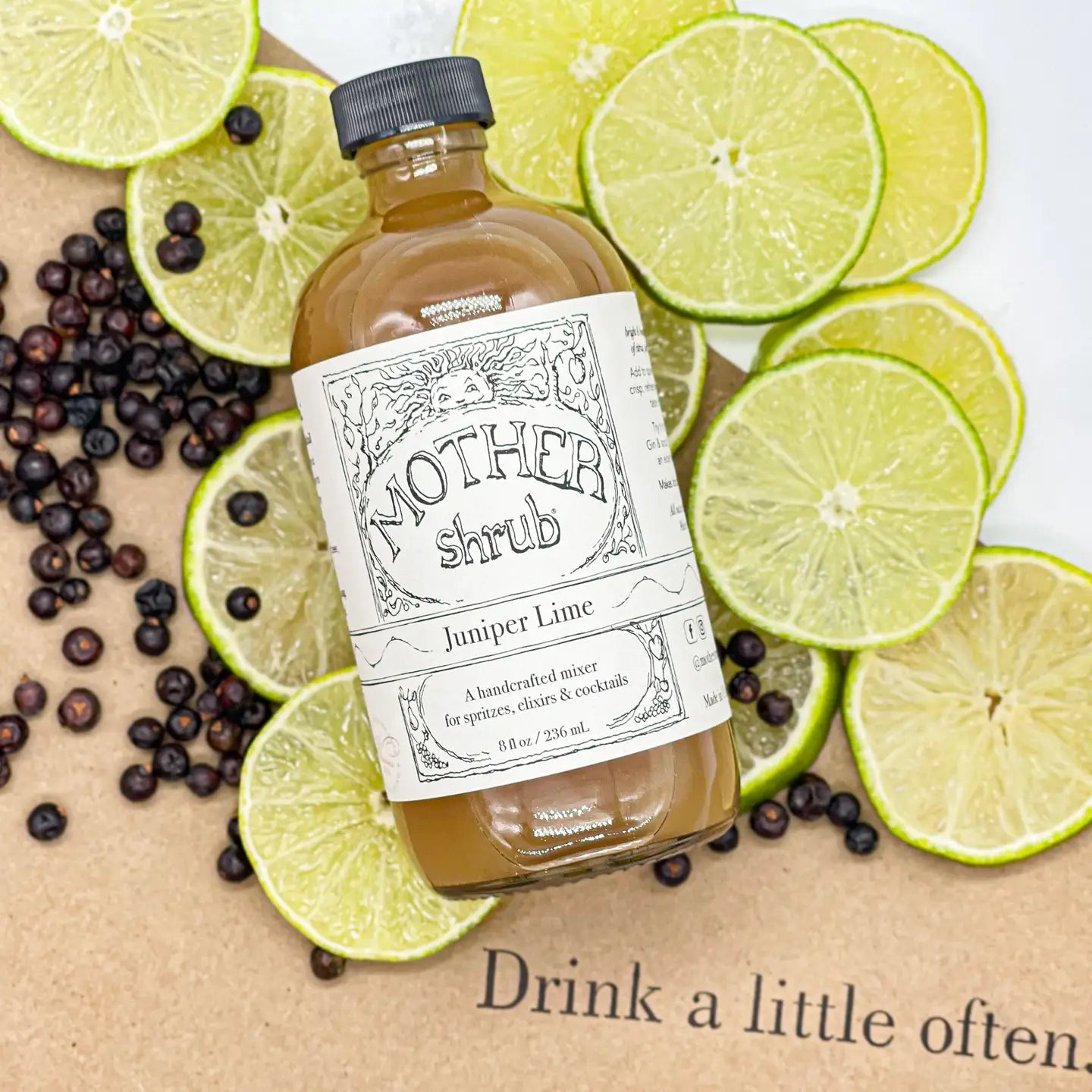 Juniper Lime Shrub - 8 oz