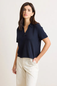 Noah Knit Polo - Navy