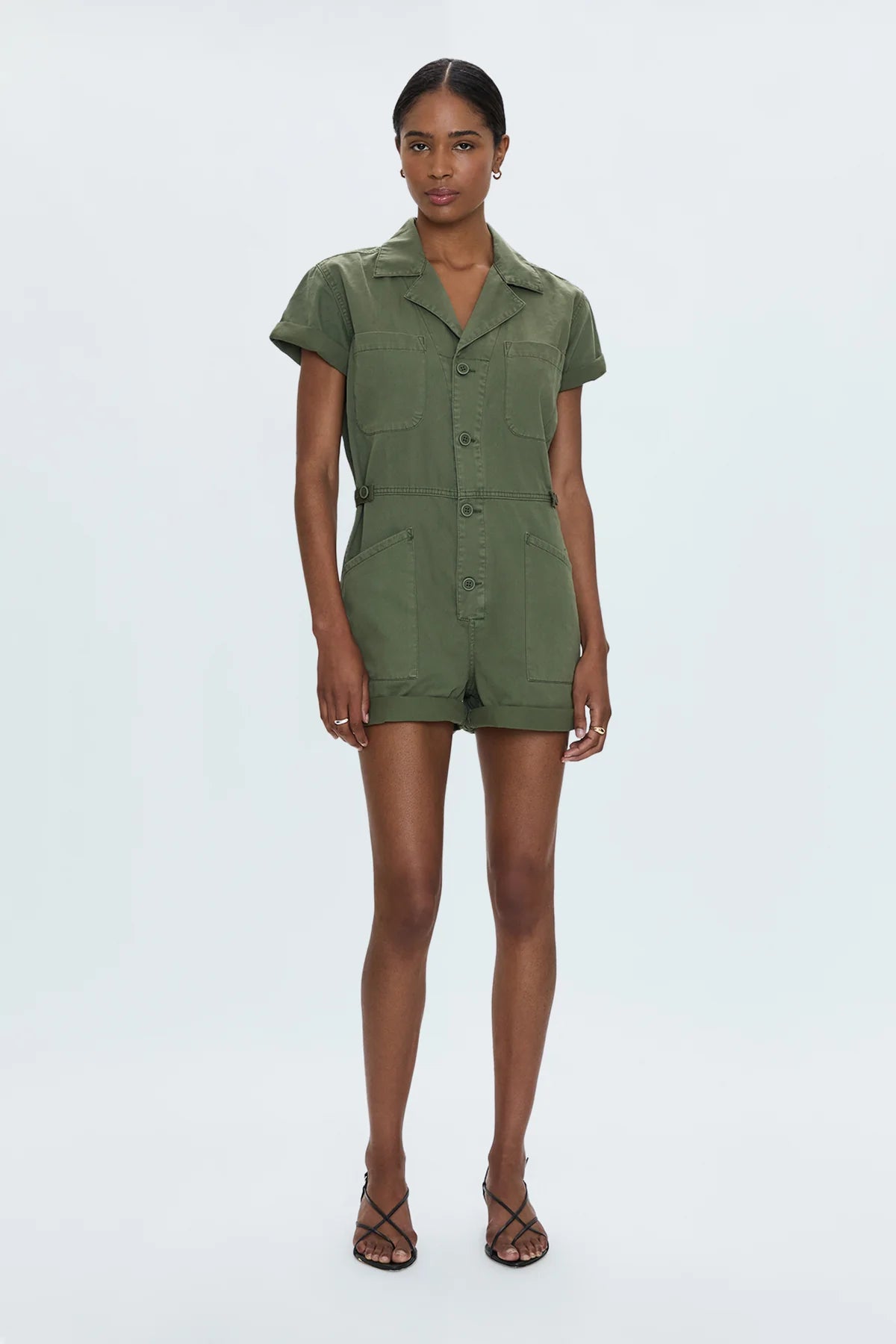 Parker SS Romper - Meadow