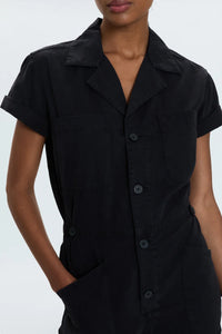 Parker SS Romper - Black
