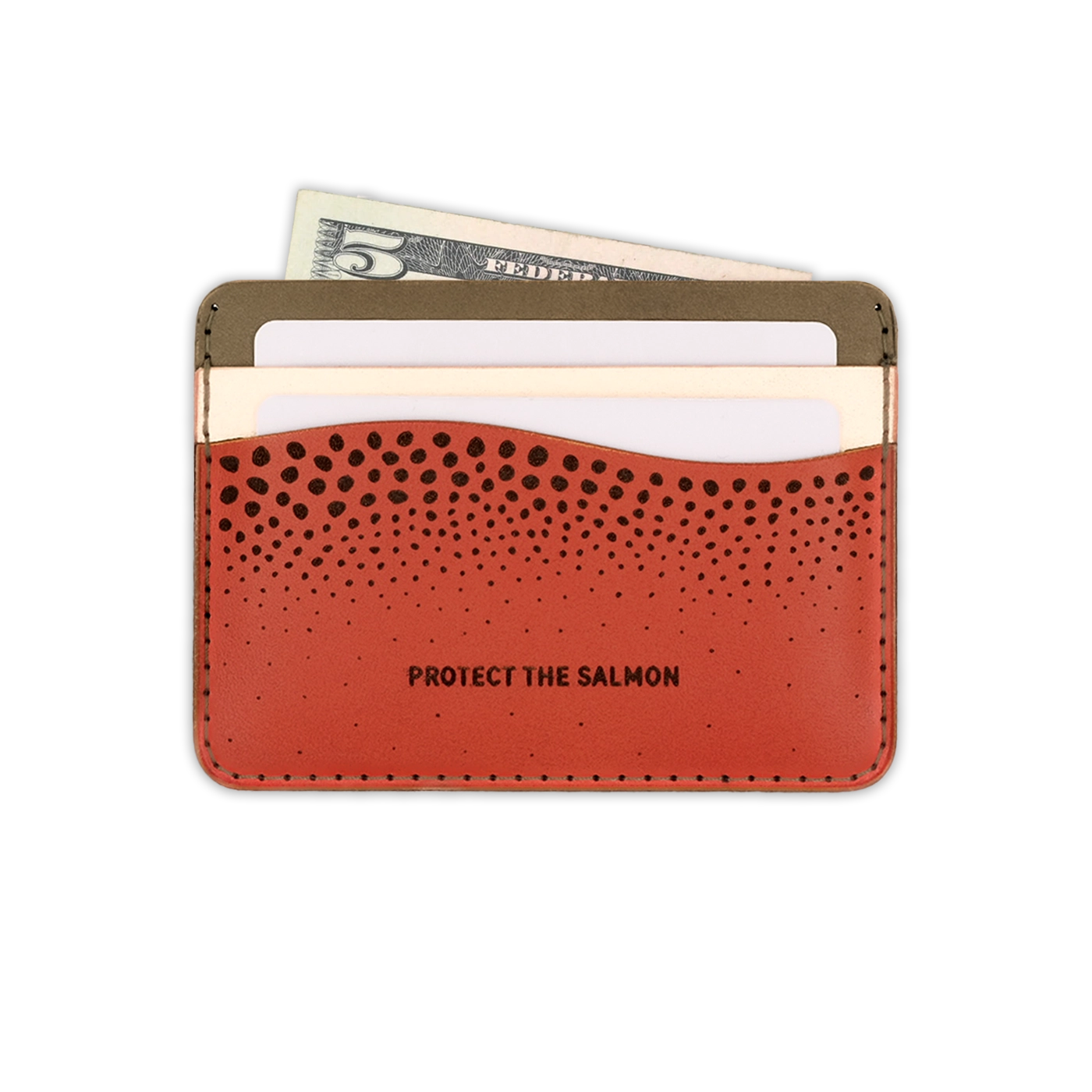 Protect the Salmon Half Wallet