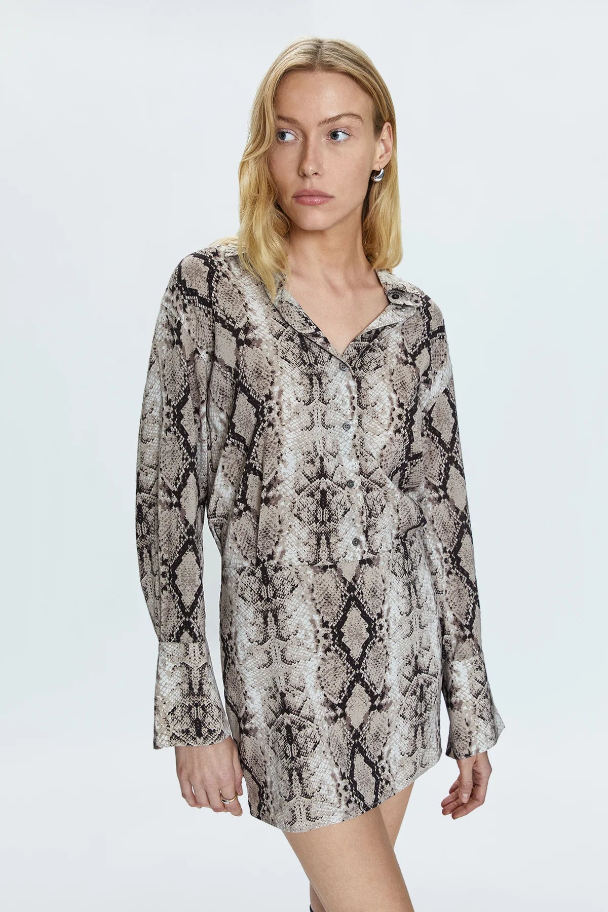 Knox Mini Dress- Python