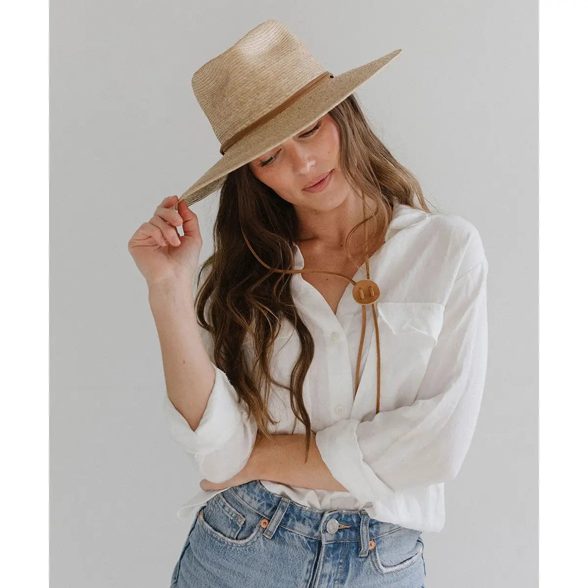 River Guatemalan Palm Hat - Oak