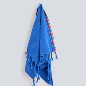 Royal Blue Turkish Hand Towel