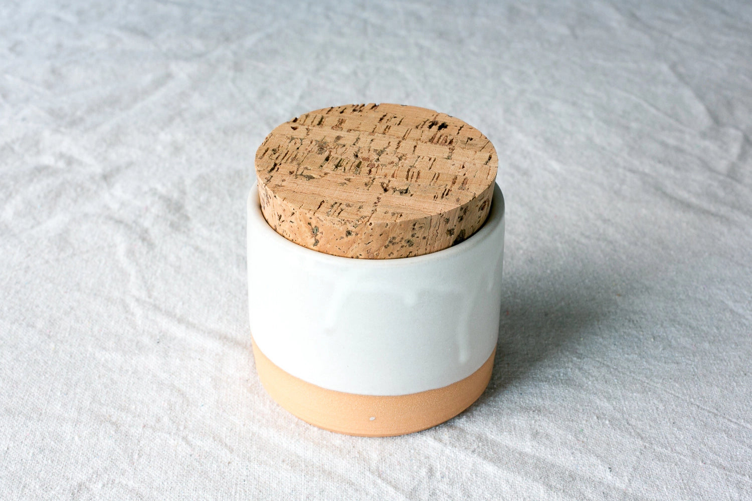 Salt Jar - Matte White
