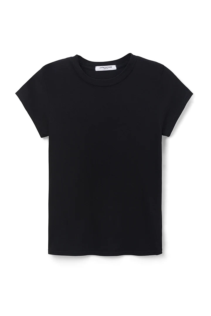 Sheryl Recycled Cotton Baby Tee - True Black