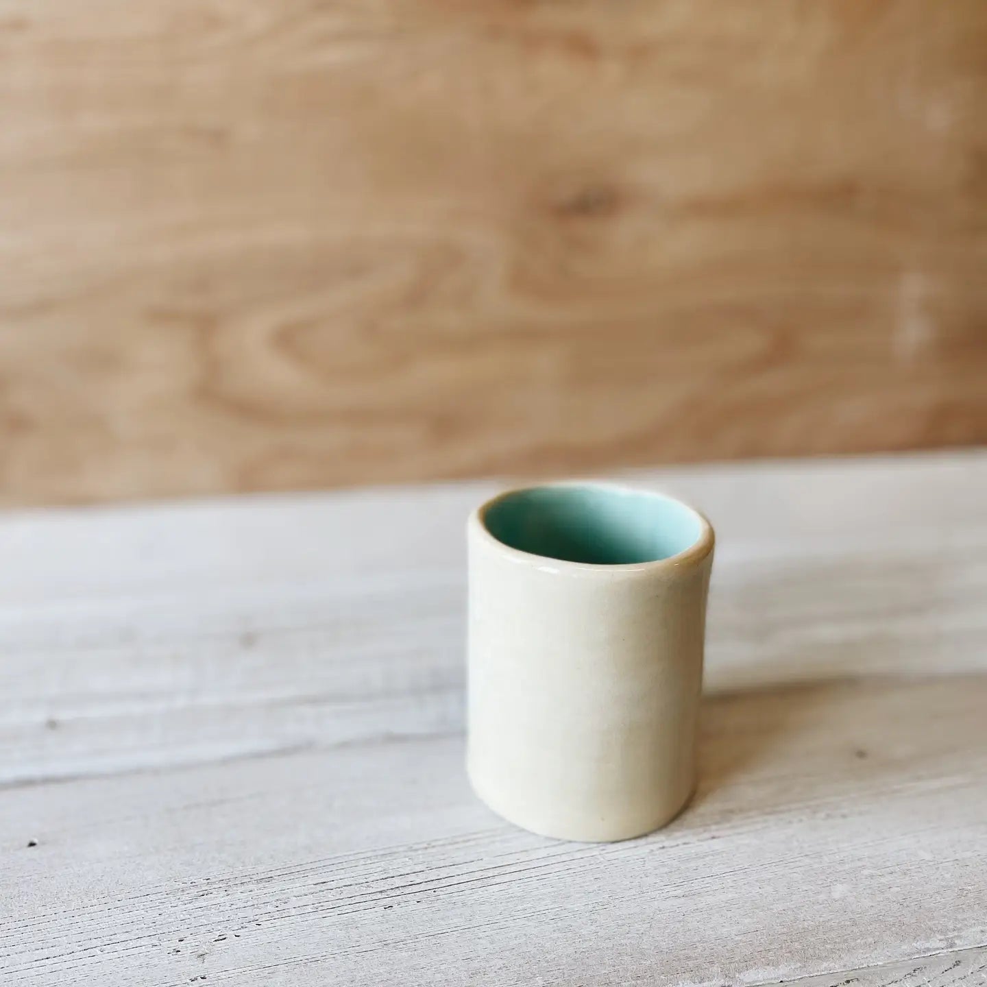 Ceramic Hand-Crafted Cup - Turquoise