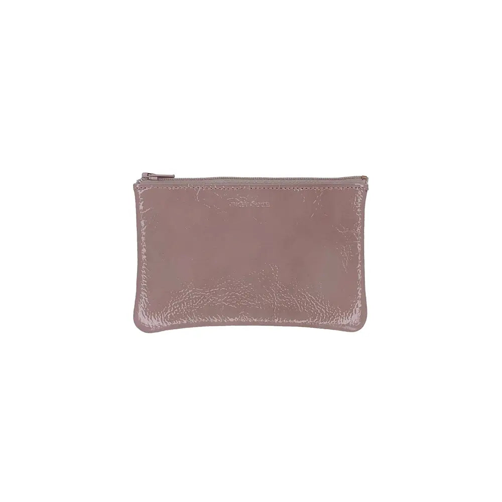 Small Zip Pouch  - Candy Patent Nude