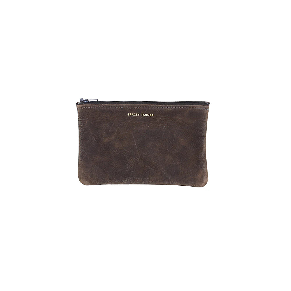 Small Zip Pouch  - Classic Cocoalte