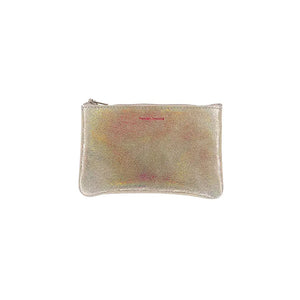 Small Zip Pouch  - Hologram Golden