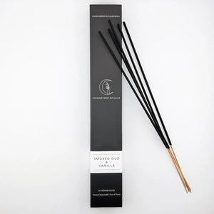 Smoked Oud + Vanilla Incense Sticks