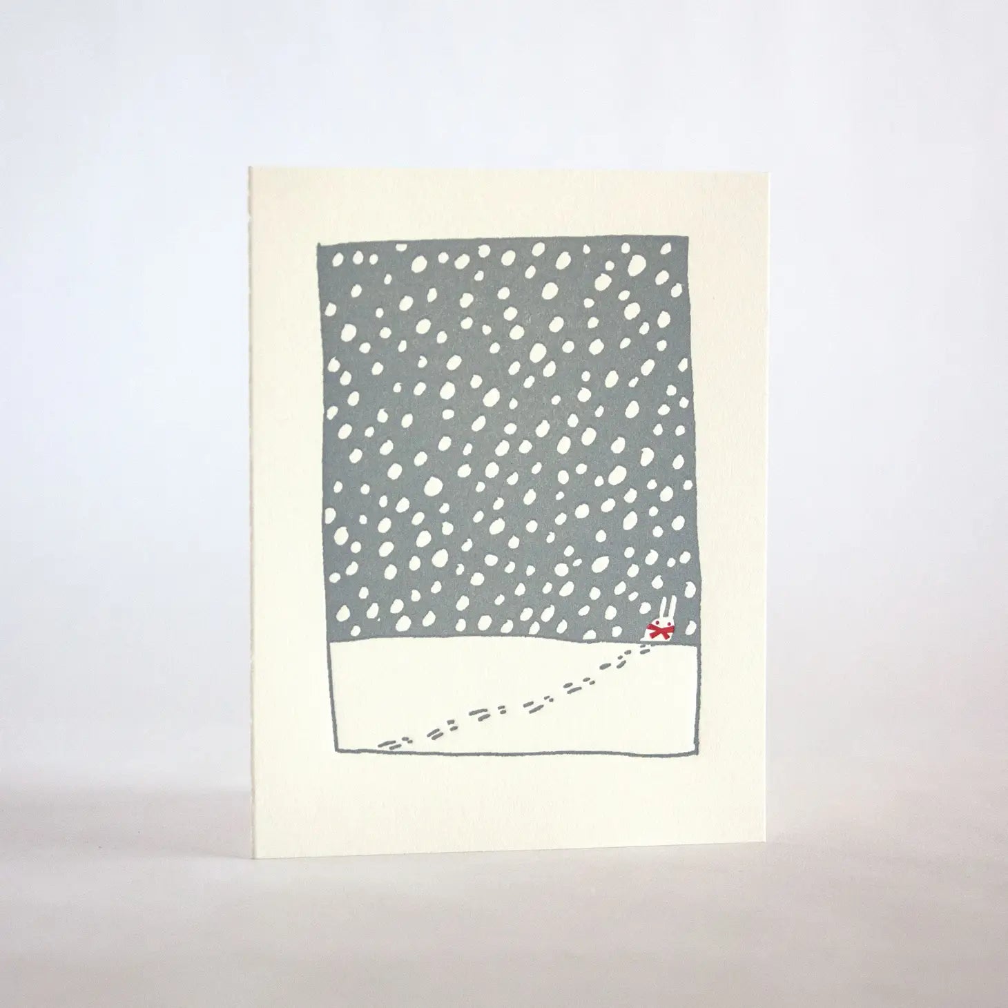 Snow Bunny Holiday Card