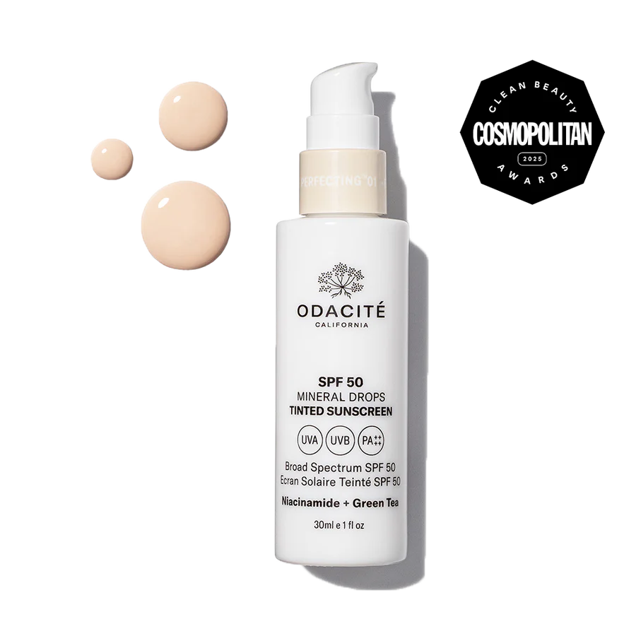 Spf 50 Mineral Drops Tinted Sunscreen - 01 Fair + Cool Undertones