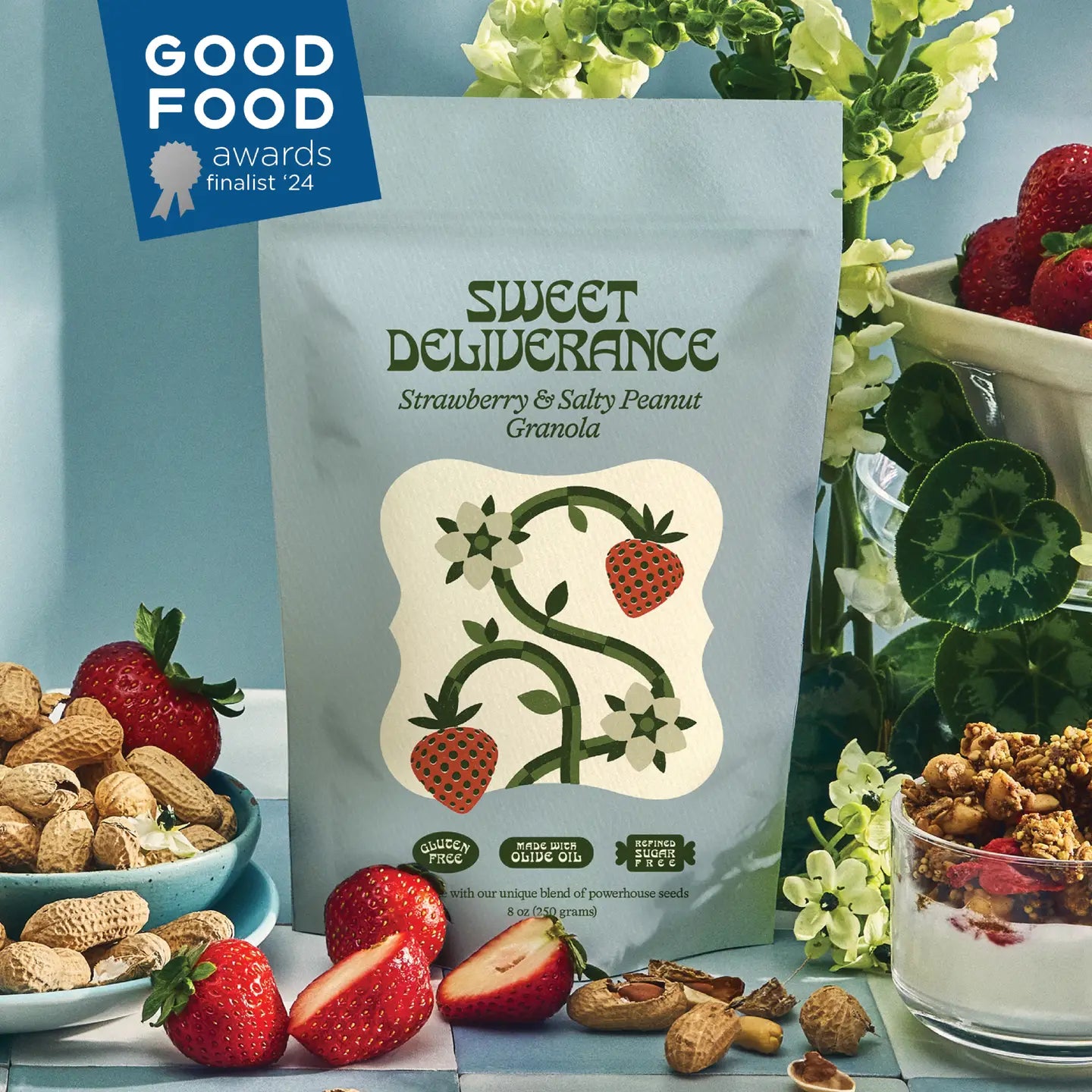 Strawberry + Salty Peanut Granola