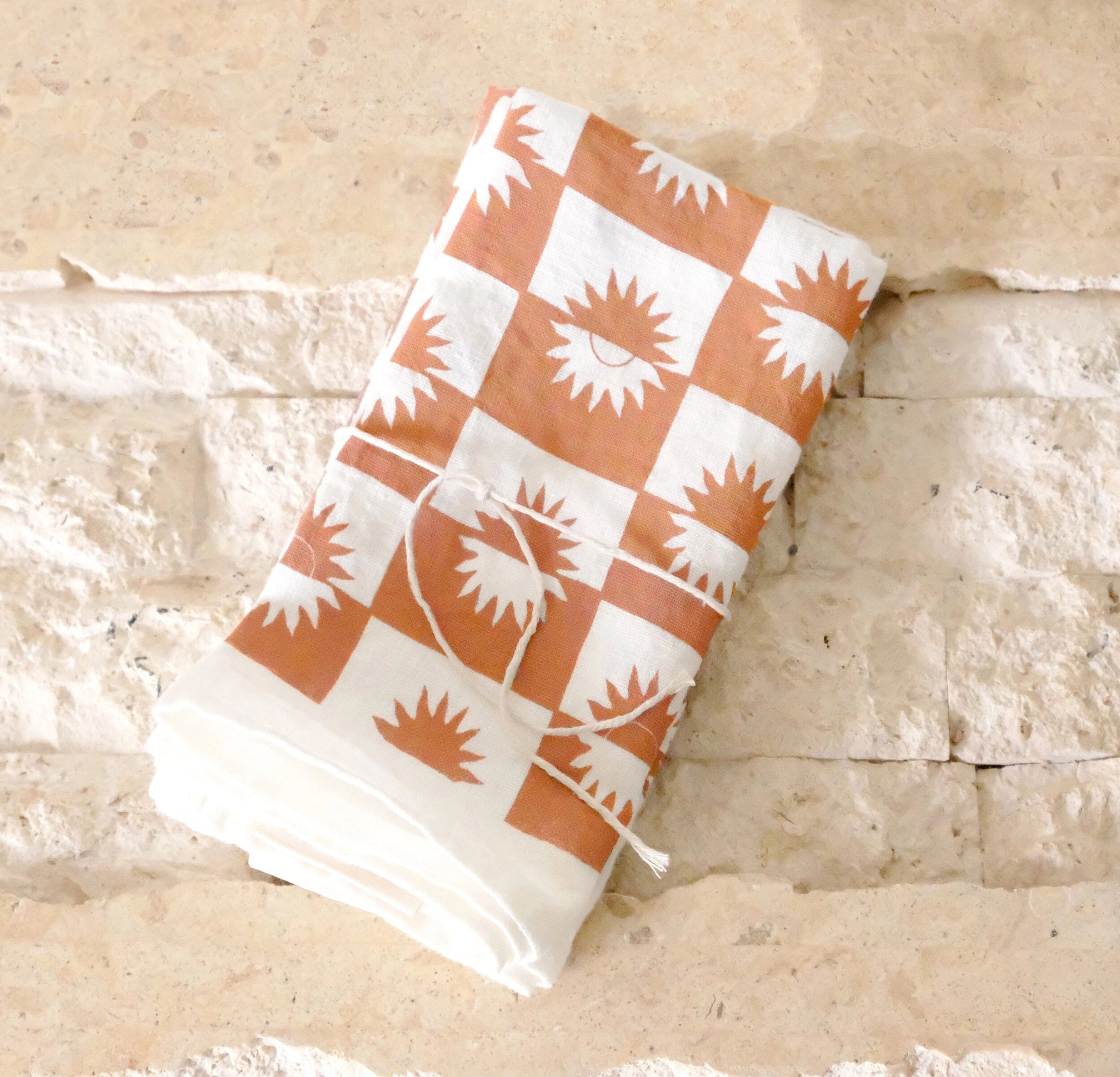 Linen Tea Towels - Sunrise