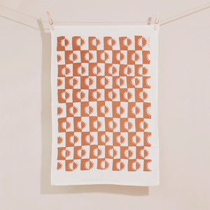 Sunrise Linen Tea Towel - Sienna