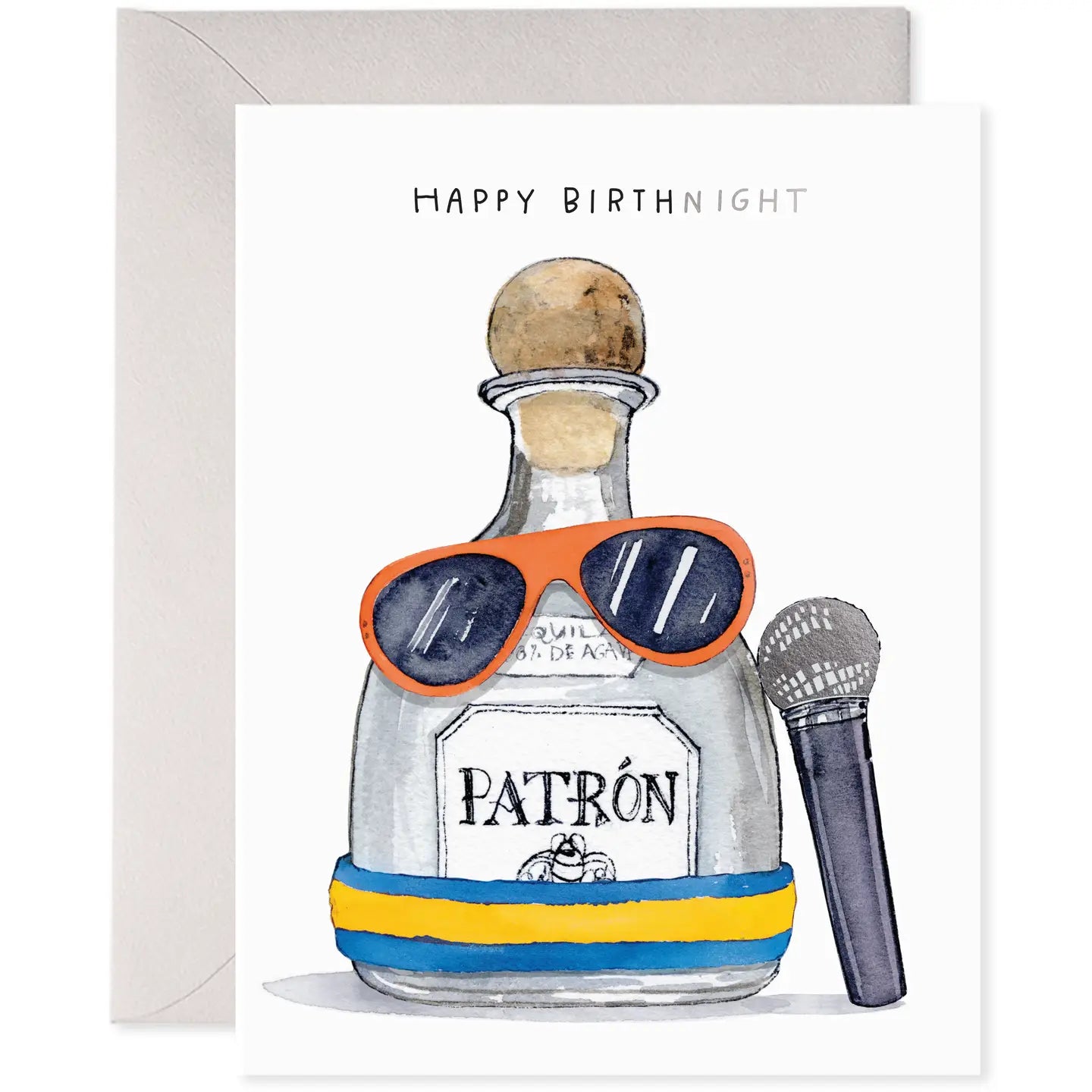 Happy Birthnight Greeting Card