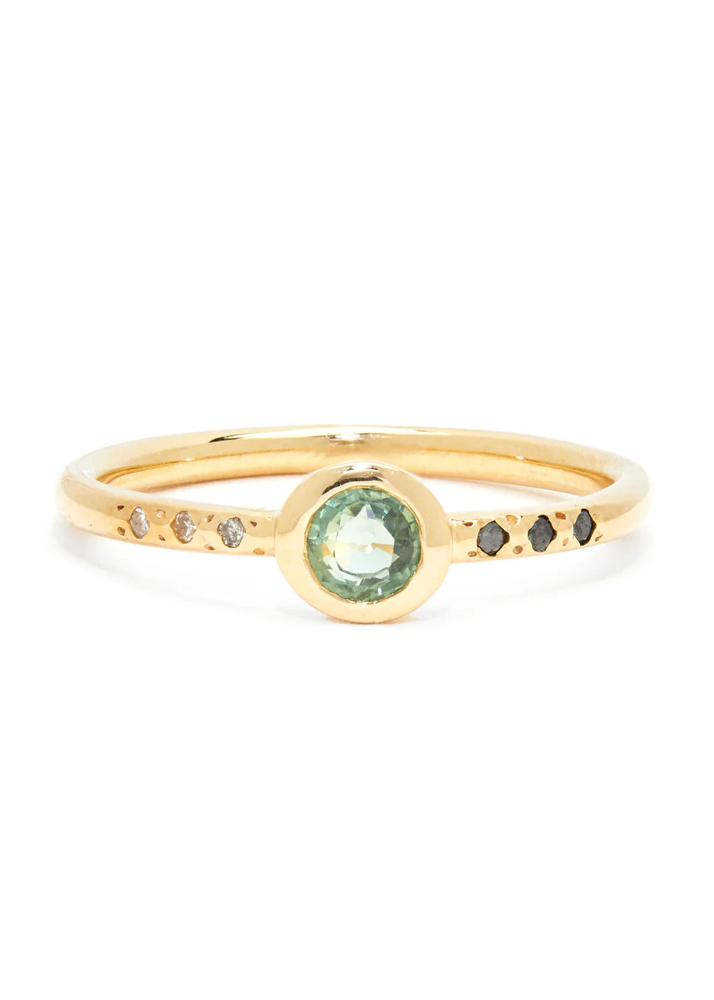 The Midday Ring - Green Sapphire