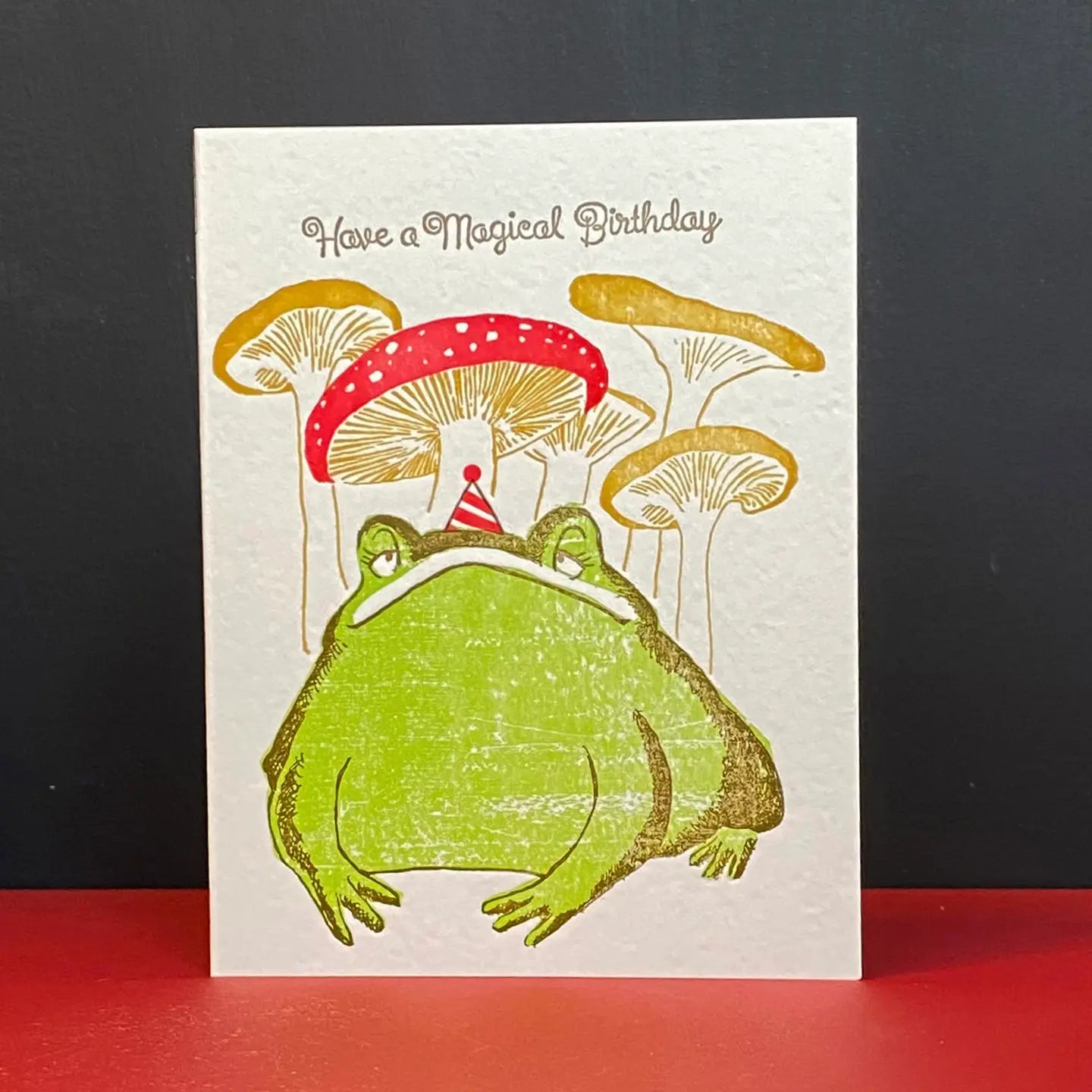 Magical Toad Birthday Card