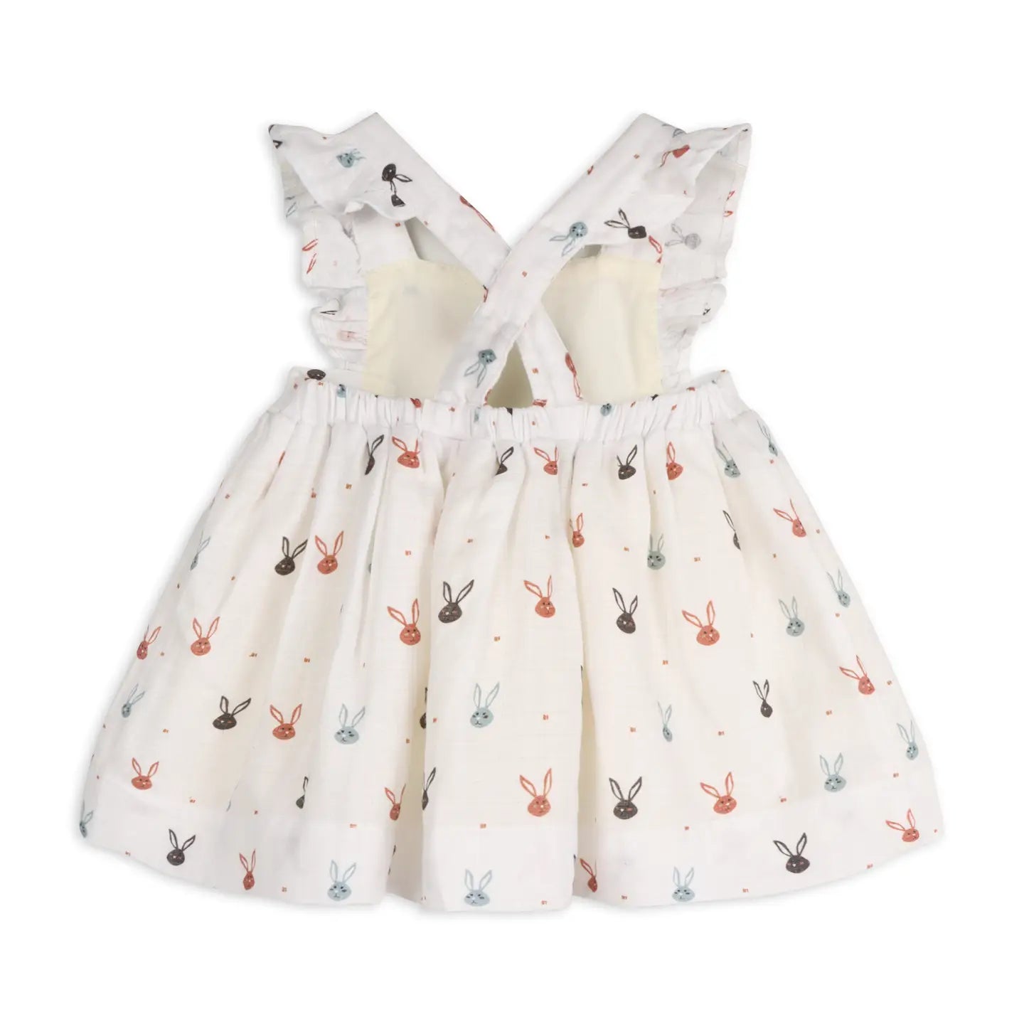 Mini Bunnies Organic Muslin Dress + Bloomers