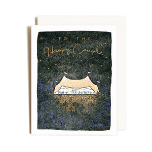 Wedding Tent Congratulations Card