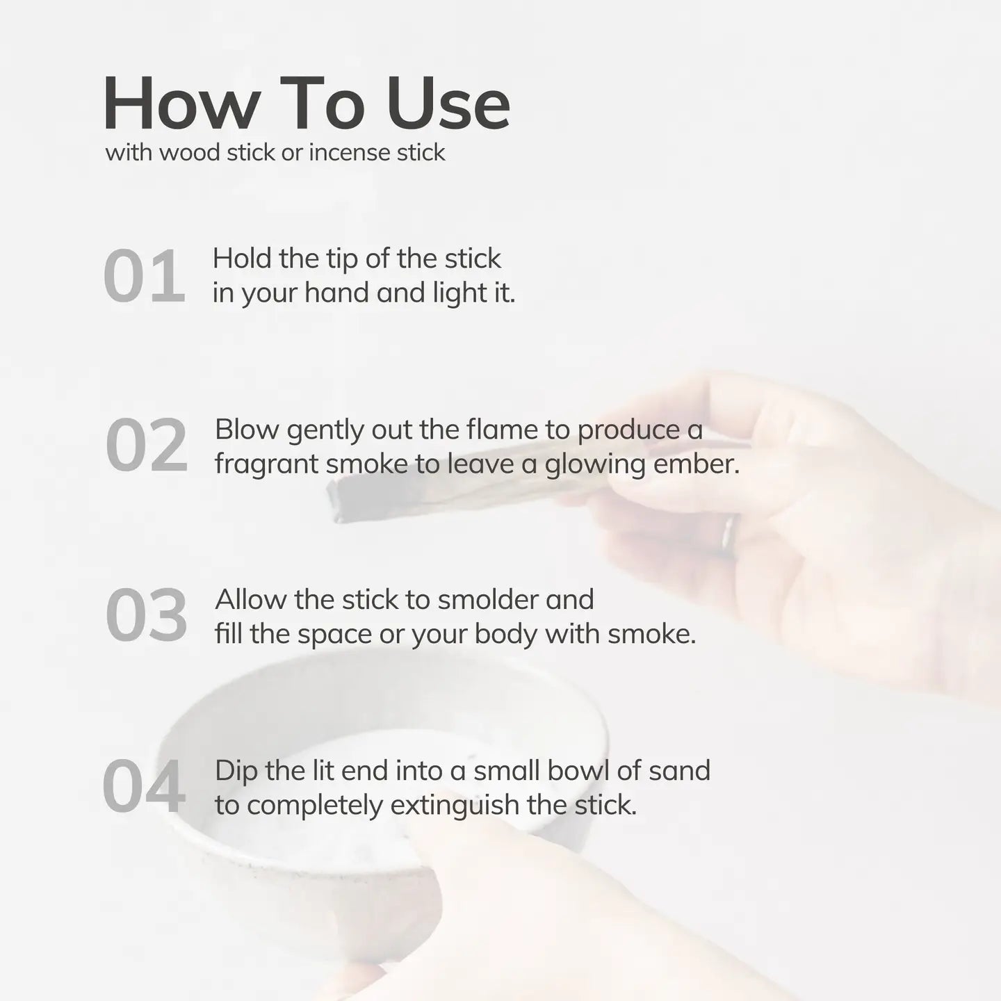 Organic White Sage Hand Rolled Incense