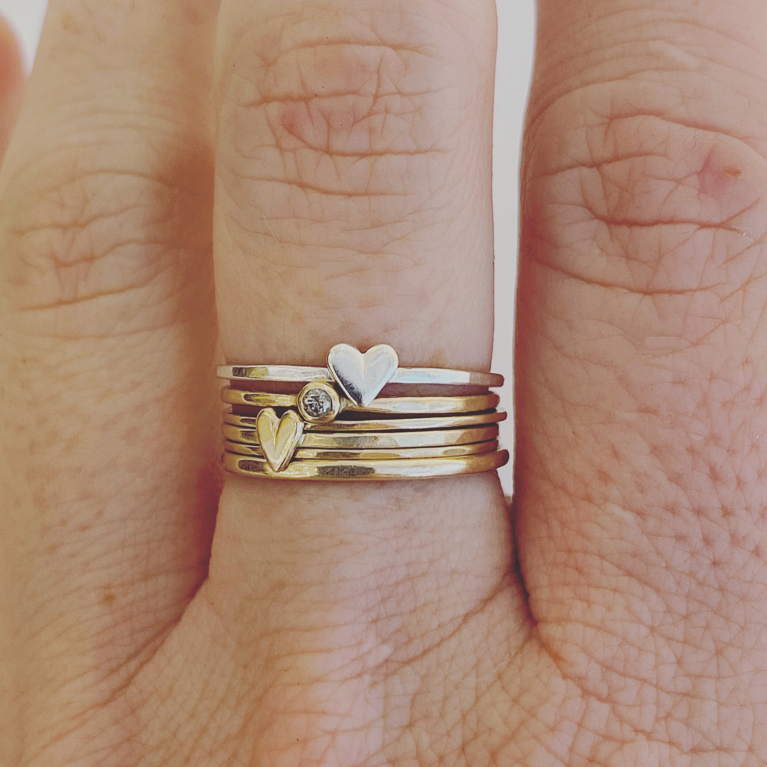 Yvie 14K Heart Ring