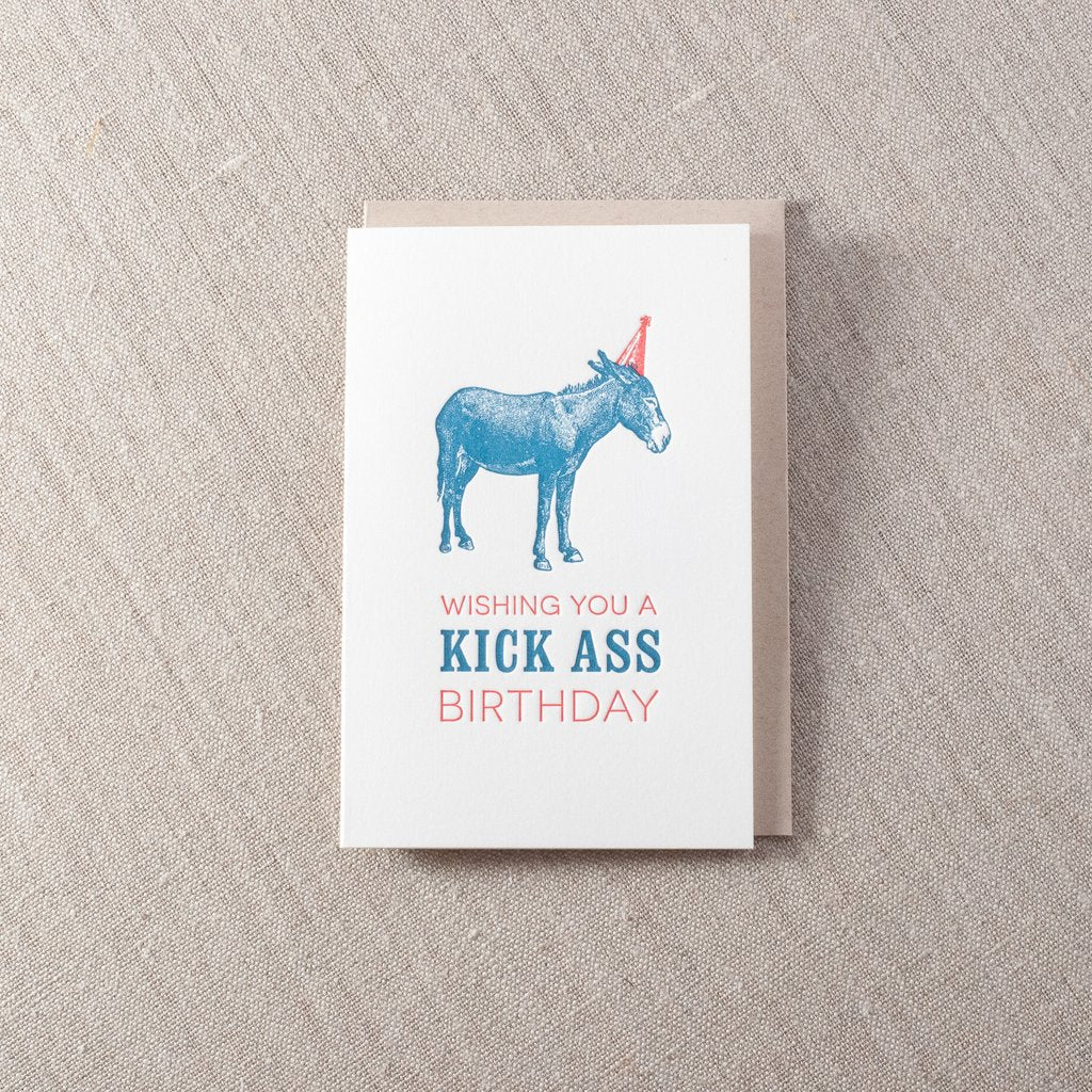 Kick Ass Birthday - Birthday Card