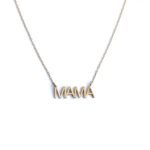 14K Mama Necklace