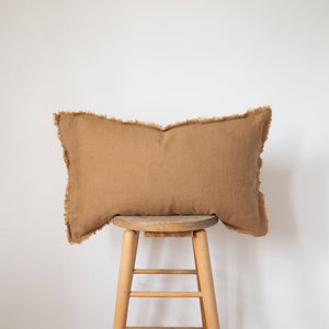 Linen Pillow (Camel) - Socco Designs