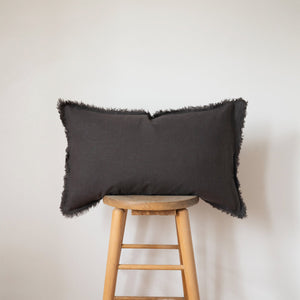 Linen Pillow (Charcoal) - Socco Designs