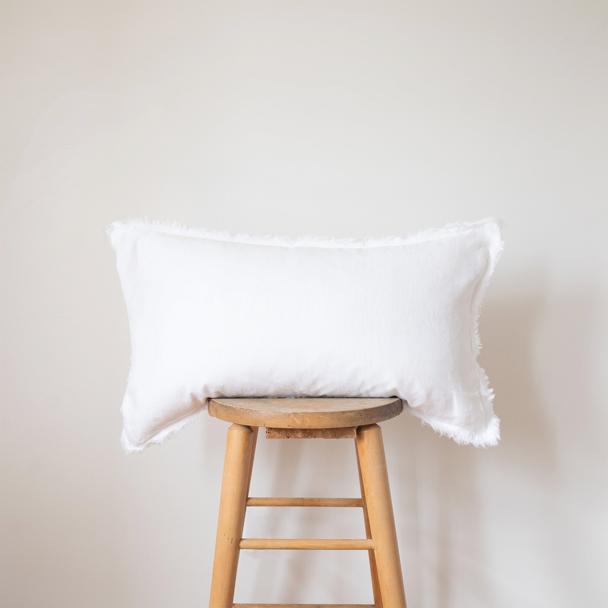 Linen Pillow (White) - Socco Designs