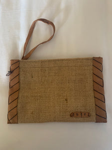 Hand-crafted Clutch - Natural Leather