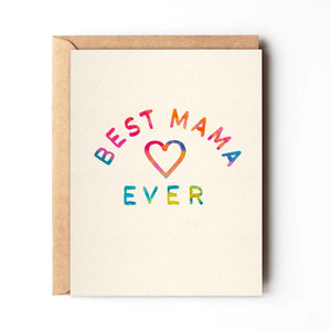 Best Mama Ever Mother's Day Card