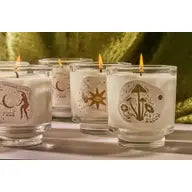 Bloom Retro Glass Candle