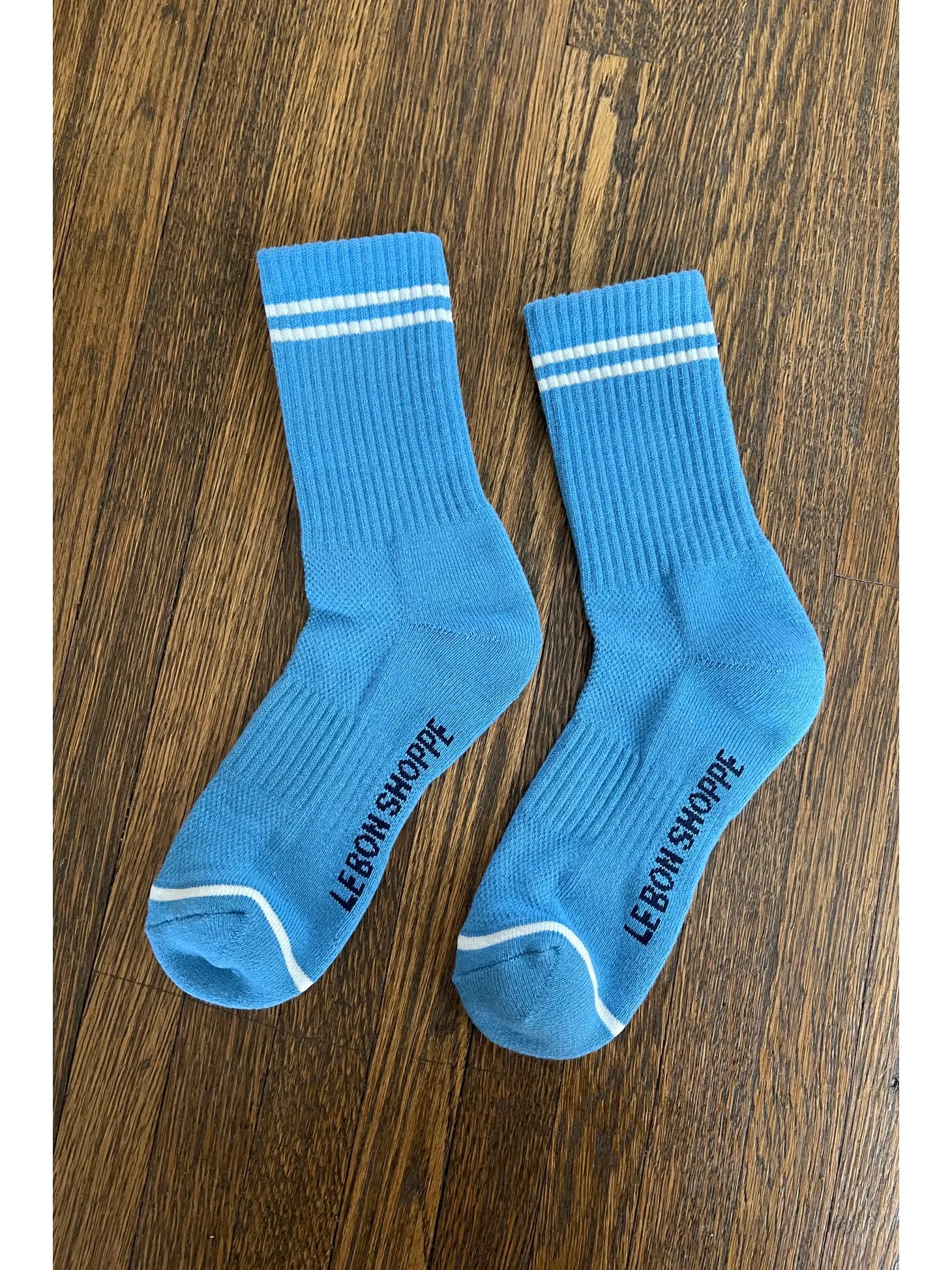 Boyfriend Socks - Ocean Blue