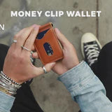 Money Clip Wallet -  Natural