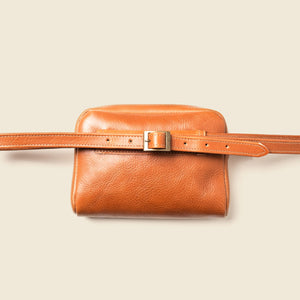Leather Fanny Pack - Natural