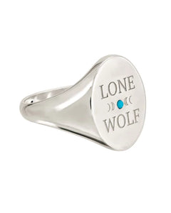 Lone Wolf Turquoise Ring